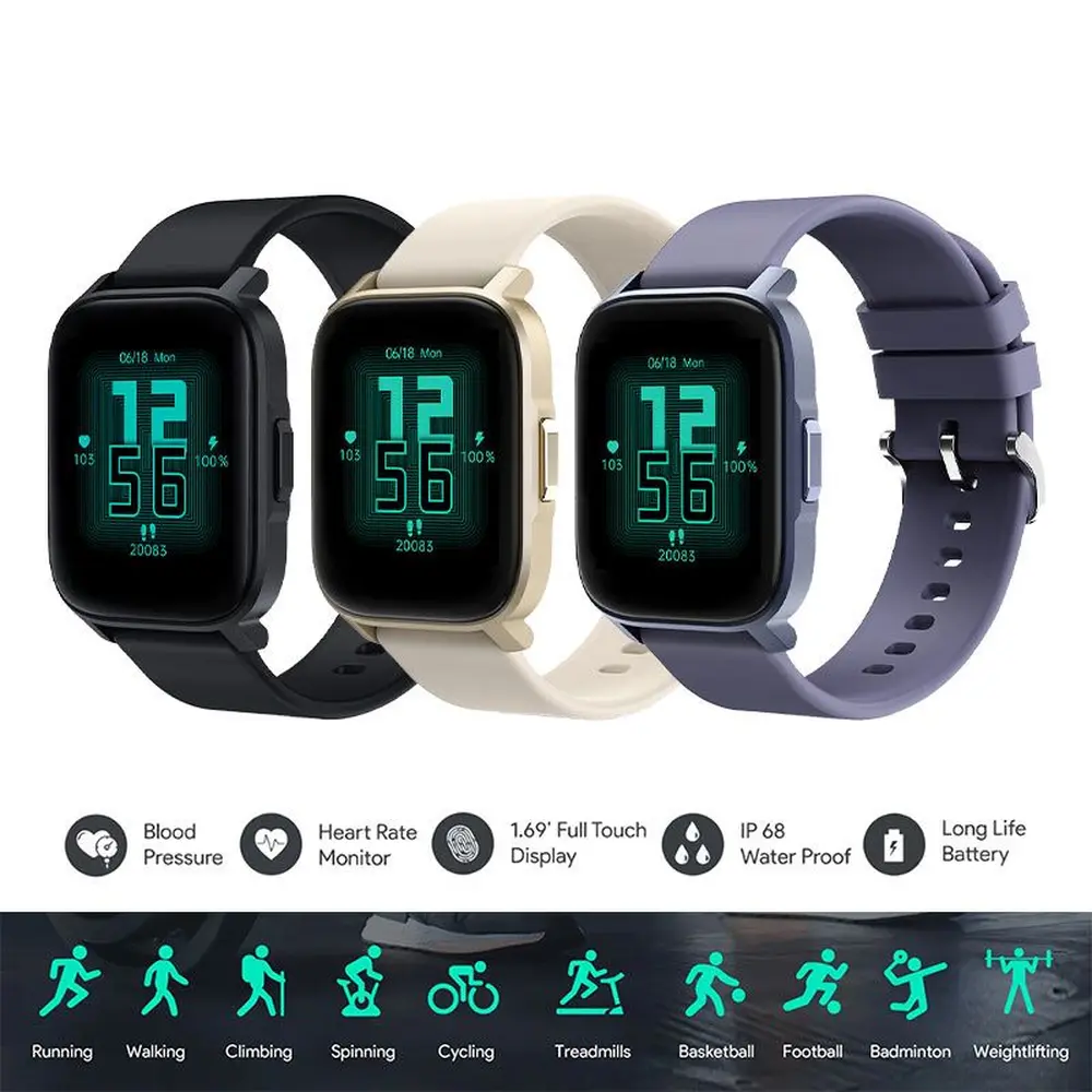 AUKEY SmartWatch 1 S Black