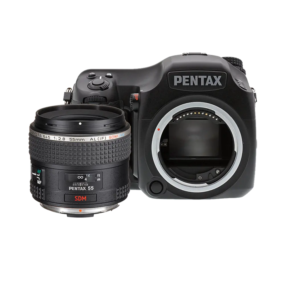 Pentax 645 Film Camera 75mm f/2.8 Lens Pentax 645 SMC-FA 45mm F2.8