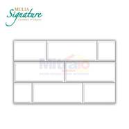 Signature Keramik Dinding Kw.1 Glossy White Bevel 7.5x15 Cm