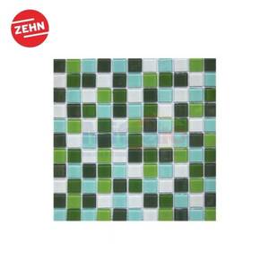 Zehn Keramik Dinding Dapur Glass Mozaik MC-04 30x30 Cm Hijau