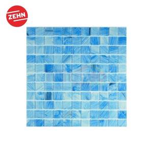 Zehn Keramik Dinding Dapur Glass Mozaik MR-135 30x30 Cm Biru