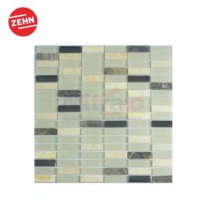 Zehn Keramik Dinding Dapur Glass Mozaik ALM-02 30x30 Cm Clear