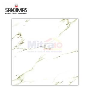 Sandimas Granite Lantai Absolute Whte Digital Tech 80x80 Cm