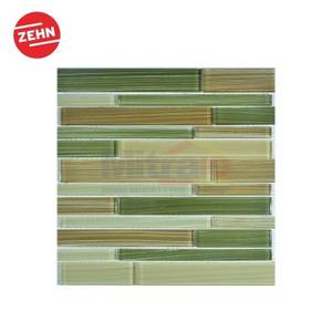Zehn Keramik Dinding Dapur Glass Mozaik AD806014 27.9X32.2 Cm Hijau-Biru
