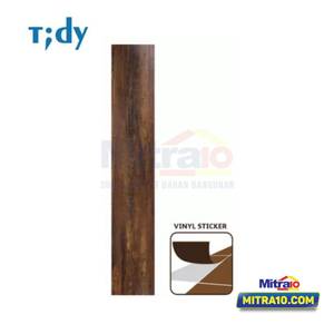 Tidy Vinyl Lantai Motif Kayu HC7193 Dark Wood 90x15 Cm