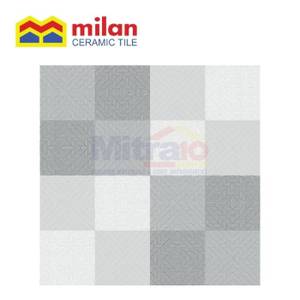 Milan Keramik Lantai Quadra Grey 40x40 Cm Abu abu 