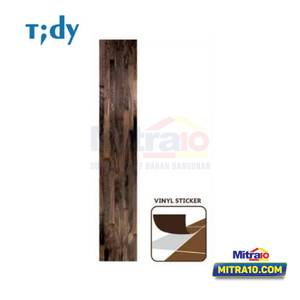Tidy Vinyl Lantai Motif Kayu HC7033 Brown Parquet 90x15 Cm