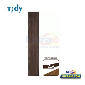 Tidy Vinyl Lantai Motif Kayu HV7104 Brown Walnut 90x15 Cm