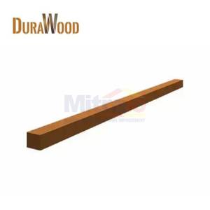 Durawood Papan Kayu Komposit Laths GW022 Teak 300x2.5x2.5 Cm Coklat