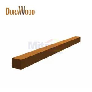 Durawood Papan Kayu Komposit Laths GW023 Teak 300x3.8x3.8 Cm Coklat