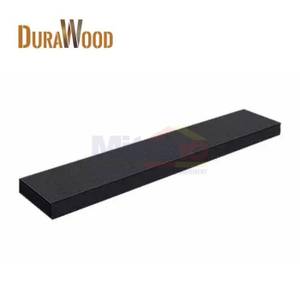 Durawood Papan Kayu Wpc Side Cover GW031 Teak 240x5.5x1.5 Cm Hitam