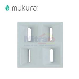 Mukura Rooster Keramik Ventilasi Udara Dashdot S.grey 20x20 Cm (10 Pcs)