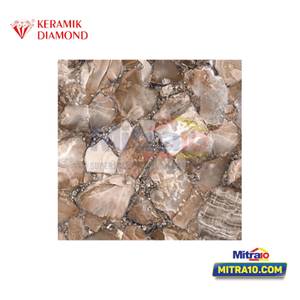 Diamond Keramik Lantai Kw.1 Colorado Brown 50x50 Cm