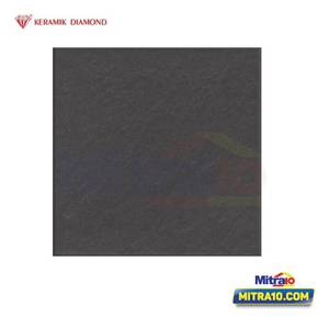 Diamond Keramik Lantai Kw.1 New Stone Black 40x40 Cm