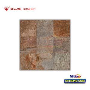 Diamond Keramik Lantai Kw.1 Dallas brown 40x40 Cm