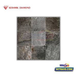 Diamond Keramik Lantai Kw.1 Dallas Black 40x40 Cm