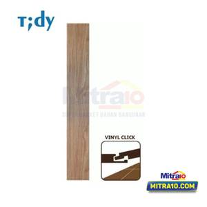 Tidy Vinyl Lantai Motif Kayu 112-8 Yellow Oak Wood 2.048 Meter Square