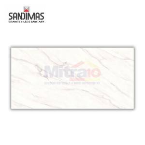 Sandimas Granite Lantai French Marble Digital 60x120 Cm Putih