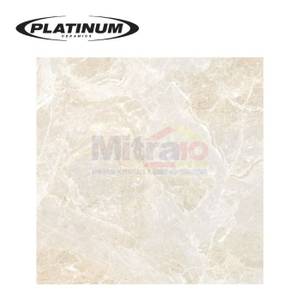 Platinum Keramik Lantai Brescia Cream 40x40 Cm Krem 