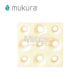 Mukura Rooster Keramik Fentilasi Udara Ping Light Ivory 20x20 Cm Krem (10 Pcs)