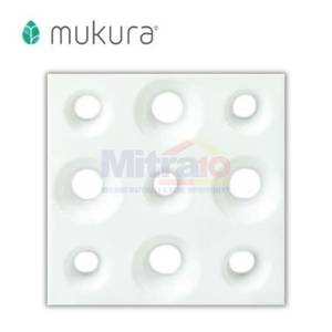 Mukura Rooster Keramik Fentilasi Udara Ping Opaque 20x20 Cm Putih (10 Pcs)