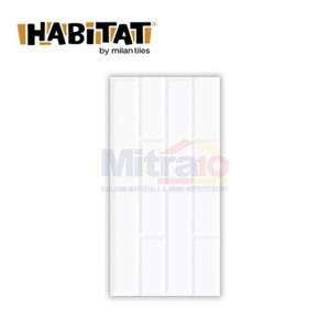 Habitat Keramik Dinding Kw.1 Brick White 25x50 Cm