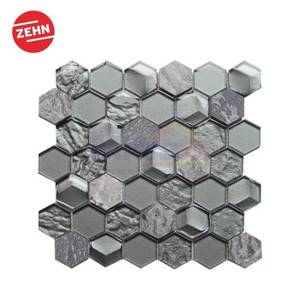 Zehn Keramik Dinding Stein Mosaic WB455 30cm X 305cm X 0.8cm Abu