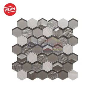 Zehn Keramik Dinding Stein Mosaic WB608 30cm X 305cm X 0.8cm Biru
