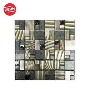 Zehn Keramik Dinding Stein Mosaic WA068 30cm X 30cm X 0.8cm Biru 