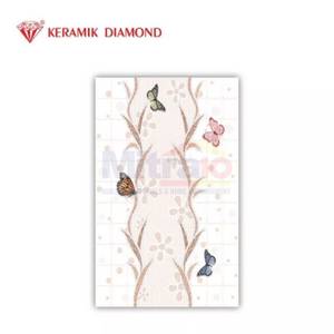 Diamond Keramik Dinding Kw.1 Delicio Beige Decor 25x40 Cm