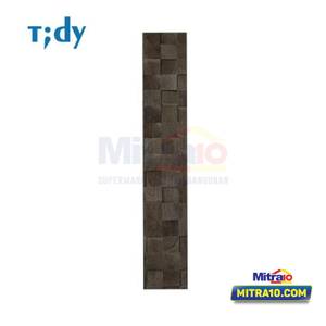 Tidy Vinyl Lantai Kayu CF126-07 3D Growth Ring 90x151x2 Cm Hitam