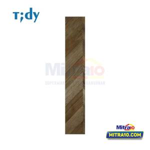 Tidy Vinyl Lantai Kayu CF126-08 Fishbone Oak 90x151x2 Cm Hitam