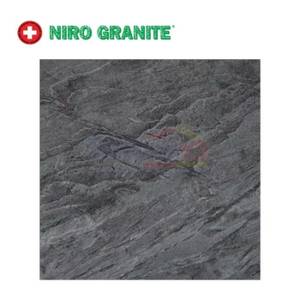 Niro Granite Lantai Murale GMl04 Caviar Black 60x60 Cm Abu Gelap