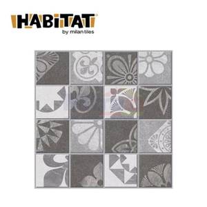 Habitat Keramik Lantai Kw.1 Tanami Smoke 50x50 Cm Abu Motif