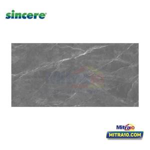Sincere Granite Lantai 8M126008X Glossy 60x120 Cm Abu Gelap