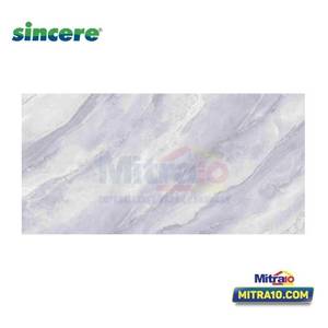 Sincere Granite Lantai / Dinding 8M126044X Glossy 60x120 Cm Abu Muda