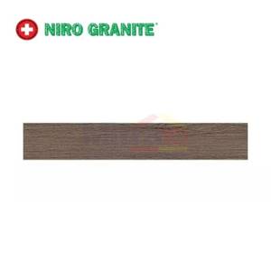 Niro Granite Lantai FineWood GFN04 Ceddar Brown 15x90 Cm