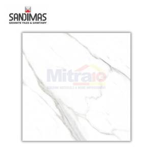 Sandimas Granite Lantai Malta White 100x100 Cm