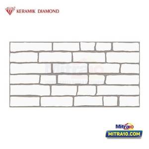 Diamond Keramik Dinding WT.KW.I 20x40 CM Kecak Natura