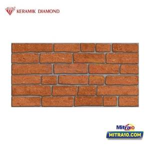 Diamond Keramik Dinding WT.KW.I 20x40 CM Kecak Terracota