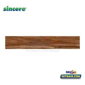 Sincere Granite Lantai REC-WF91534 Glossy Wood 15x90 Cm Coklat Kayu