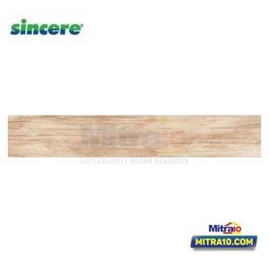 Sincere Granite Lantai REC-WF91511 Glossy Wood 15x90 Cm Coklat Kayu