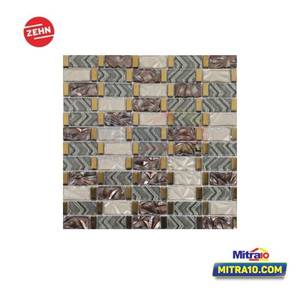 Zehn Keramik Dinding Mosaic HPR-200 30x30x0.5 Cm Gold