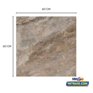 Habitat Keramik Lantai KW.A 60X60 CM (1.08 Meter Square) Veldrome Hazel Coklat Glossy
