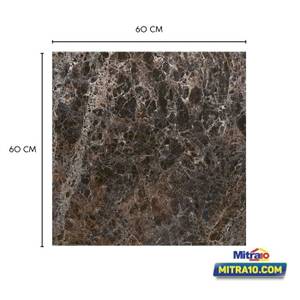 Habitat Keramik Lantai KW.A 60X60 CM (1.08 Meter Square) Draco Earth Coklat Hitam Matt Satin