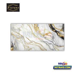 Fiorano Granite Lantai/Dinidng GL1263903 Glazed 60x120 Cm Putih, Hitam, Emas