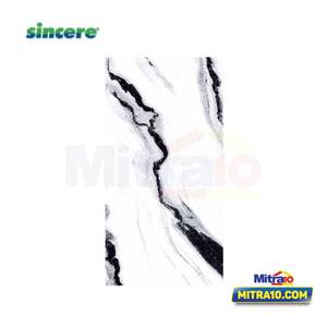Sincere Granite Lantai MBGX612311 60x120Cm/Dus=2.16M2 Glossy Hitam Putih 
