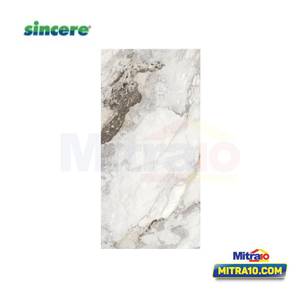 Sincere Granite Lantai MBGX612010 60x120Cm/Dus=2.16M2 Glossy Putih Abu