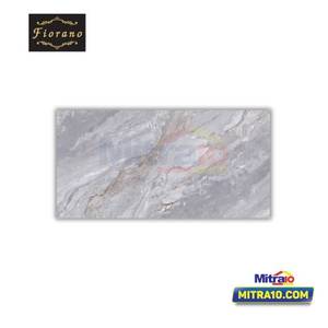 Fiorano Granite Lantai/Dinding FQ71553 Soft Polished 75x150 Cm Abu Muda