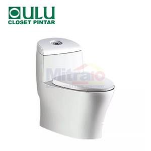 Oulu Kloset Duduk Satu Bagian A865 Putih